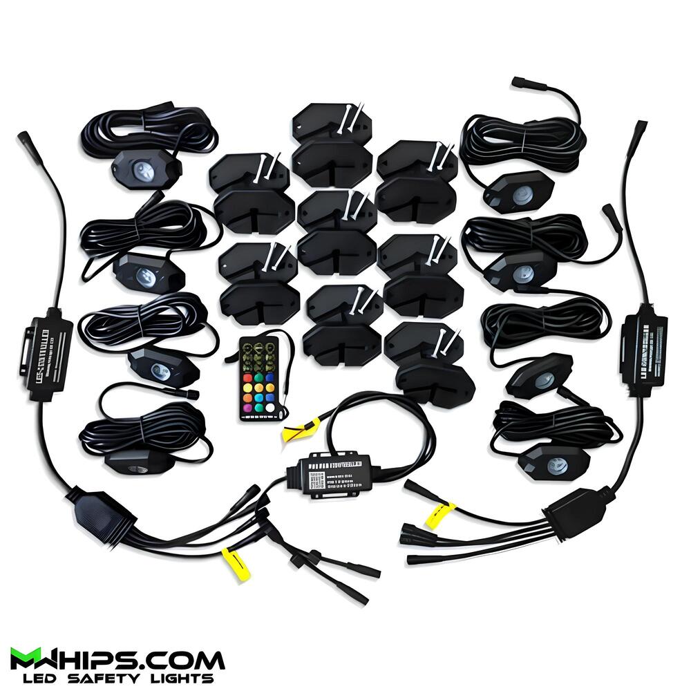 M Whips T2 Bluetooth Chasing Rock Kit - 8 Pods