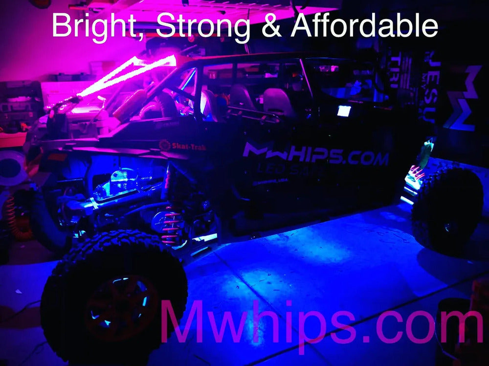 M Whips T2 Bluetooth RGB Rock Kit - 6 Pods