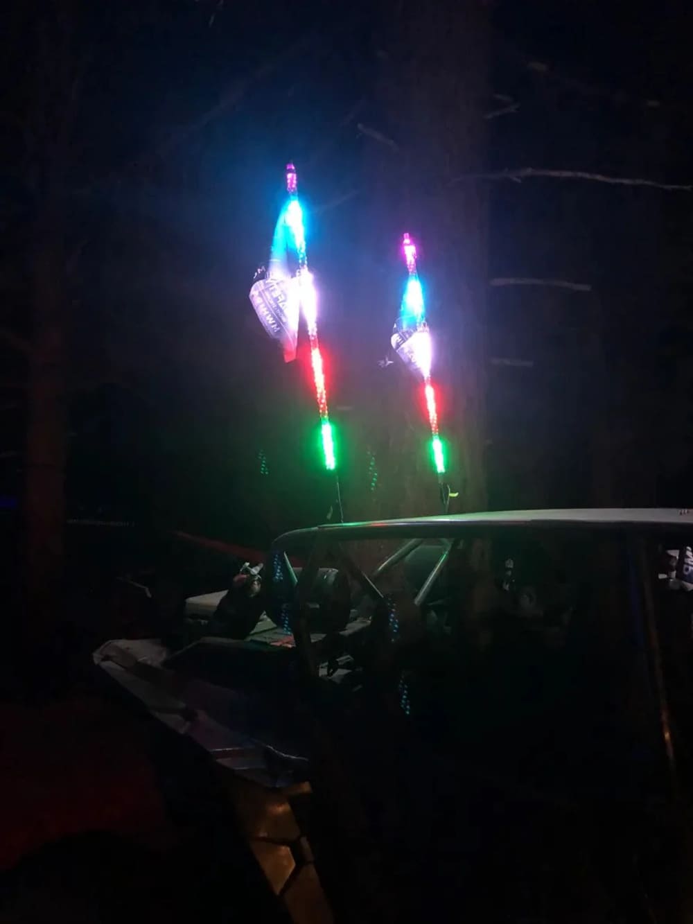 M Whips T2 Color Changing RGB LED Whips