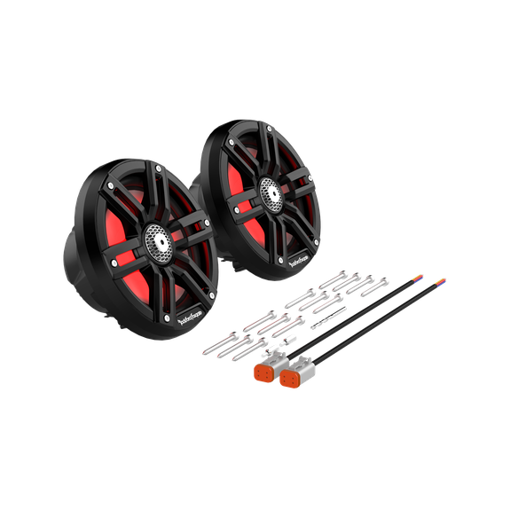 Rockford Fosgate M2 6.5" Color Optix Marine 2-Way Speakers - Black