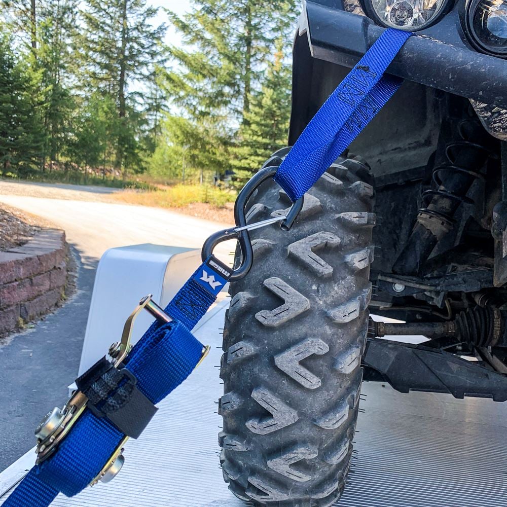 MAC Tie Down 1" ATV And Motorcycle Ratchet Utility Pack with S-Hook and Keeper