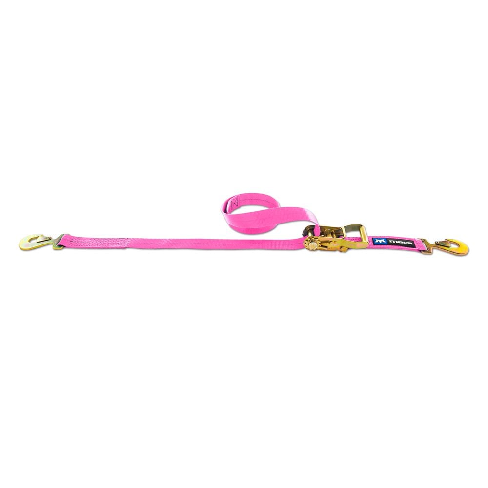 Mac's Tie Downs 2" Ratchet Strap with Flat Snap Hook