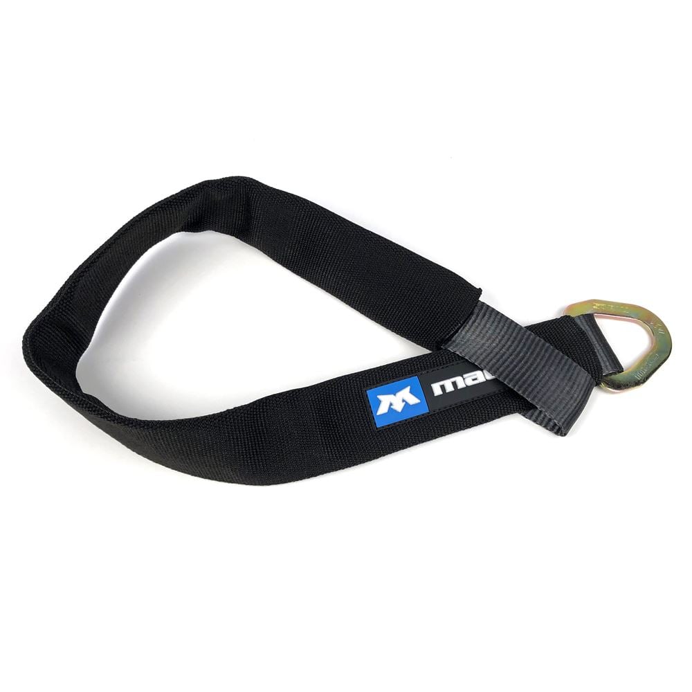 Mac's Tie-Down Solutions Lasso Axle Strap with Sleeve - Black