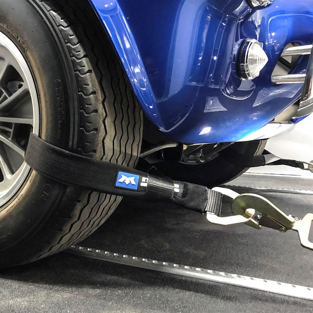 Mac's Tie-Down Solutions Lasso Axle Strap with Sleeve - Black