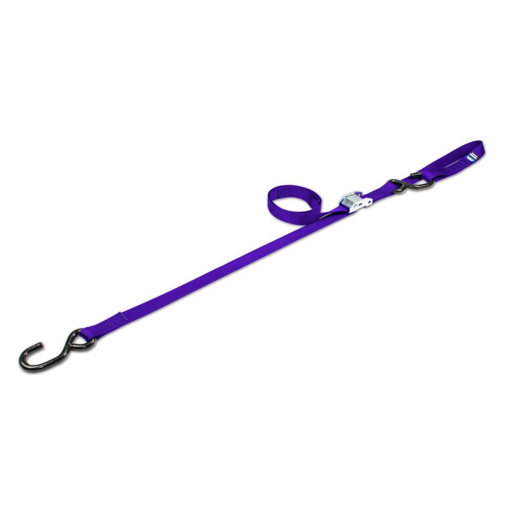 Mac's Tie Downs 1" Motorcycle Cam Tie-Down Strap with Integrated Soft Loop S-Hook