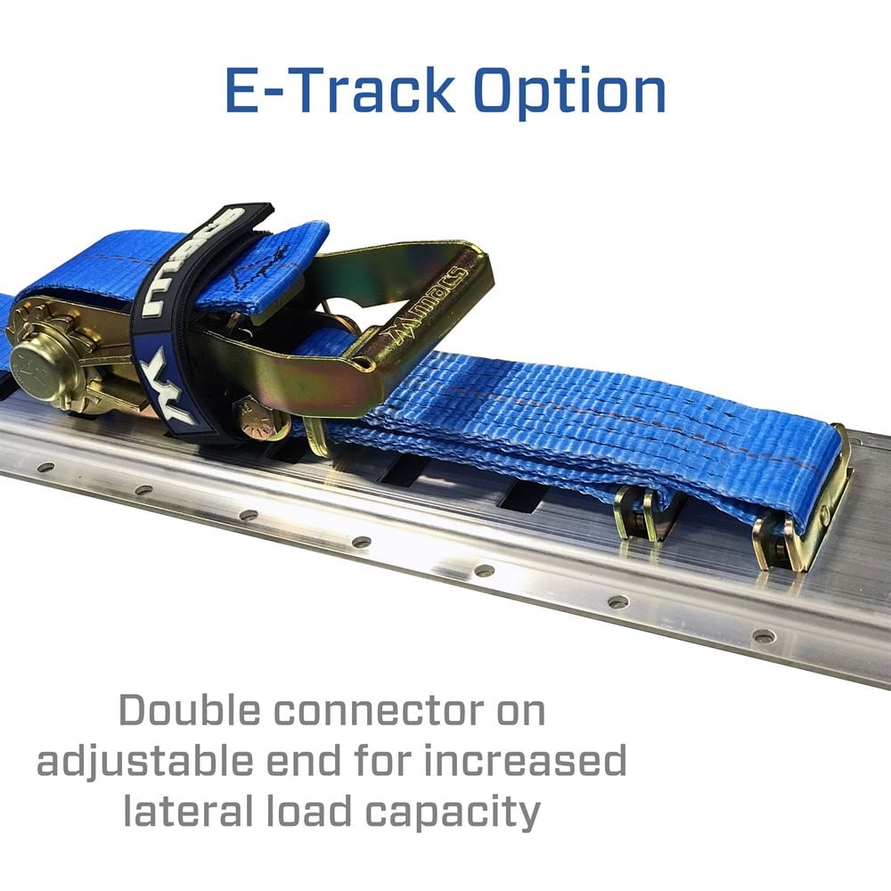 Mac's Tie Downs 2" Tire Block Strap Pack with E-Track Ends
