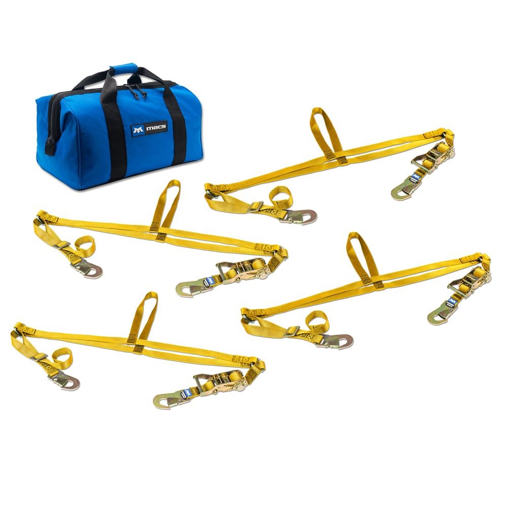 Mac's Tie Downs Adjustable ATV Wheel Net Pack with Flat Snap Hook