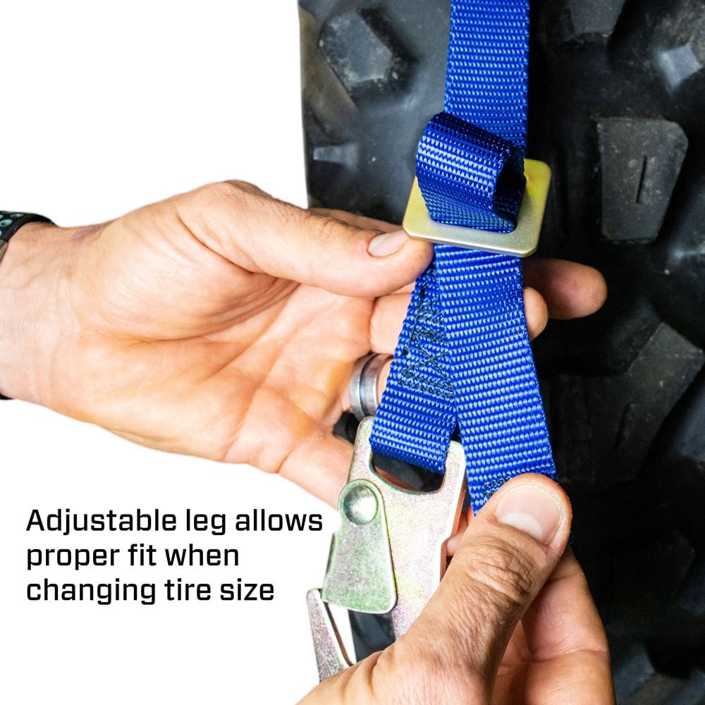 Mac's Tie Downs Adjustable ATV Wheel Net Pack with Flat Snap Hook