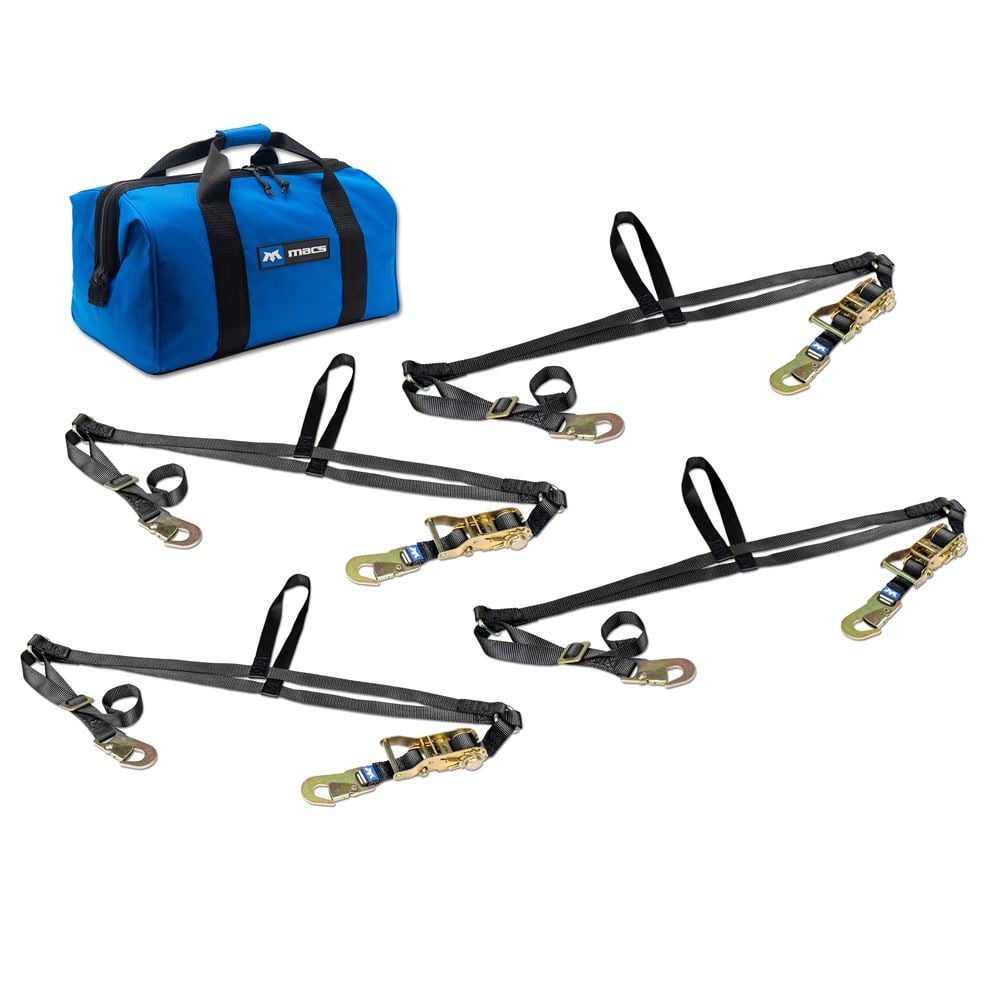 Mac's Tie Downs Adjustable ATV Wheel Net Pack with Flat Snap Hook