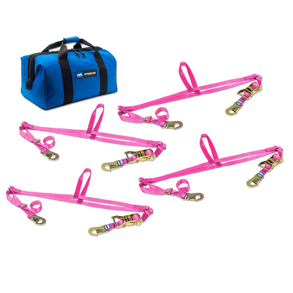 Mac's Tie Downs Adjustable ATV Wheel Net Pack with Flat Snap Hook