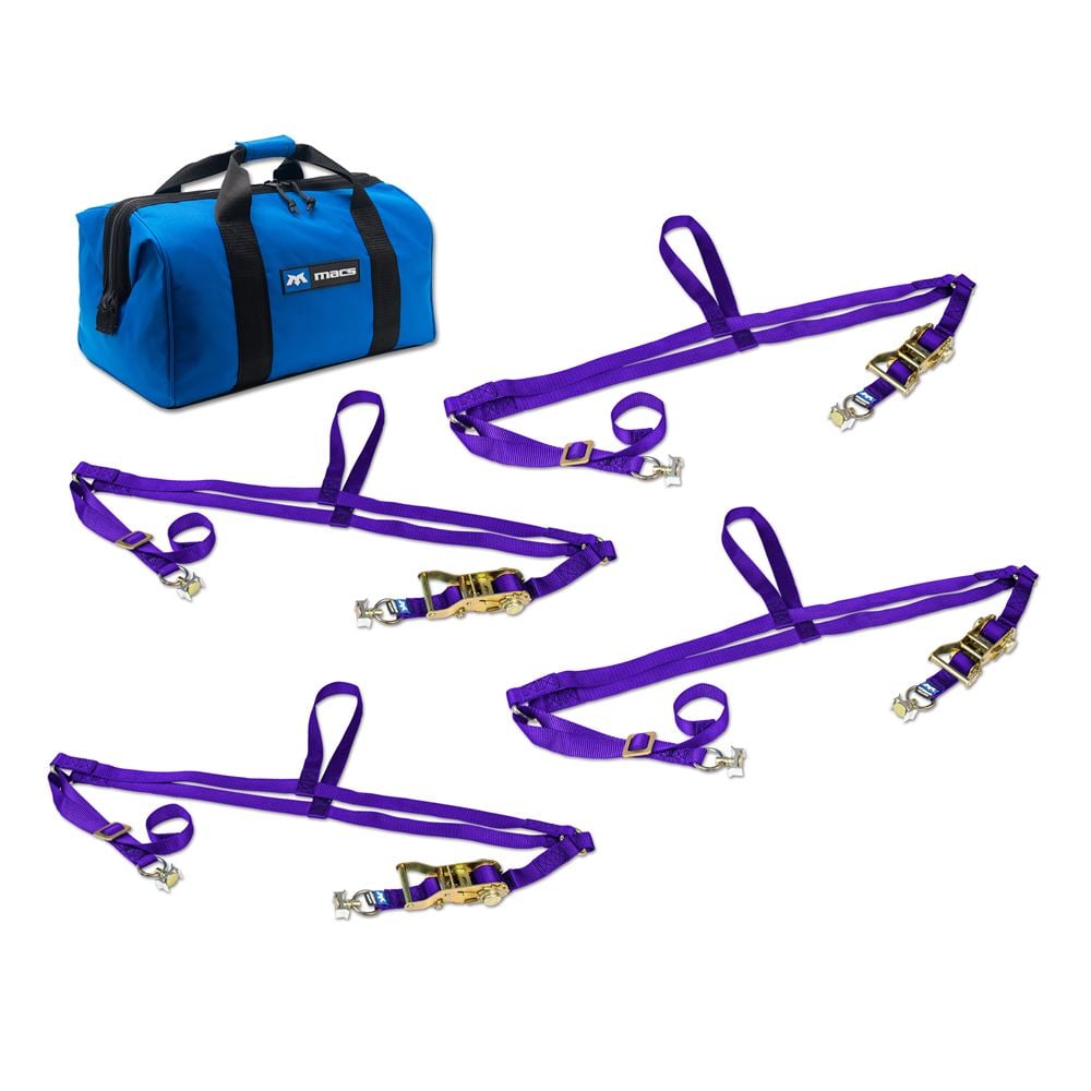 Mac's Tie Downs Adjustable ATV Wheel Net Pack with VersaTie Anchor
