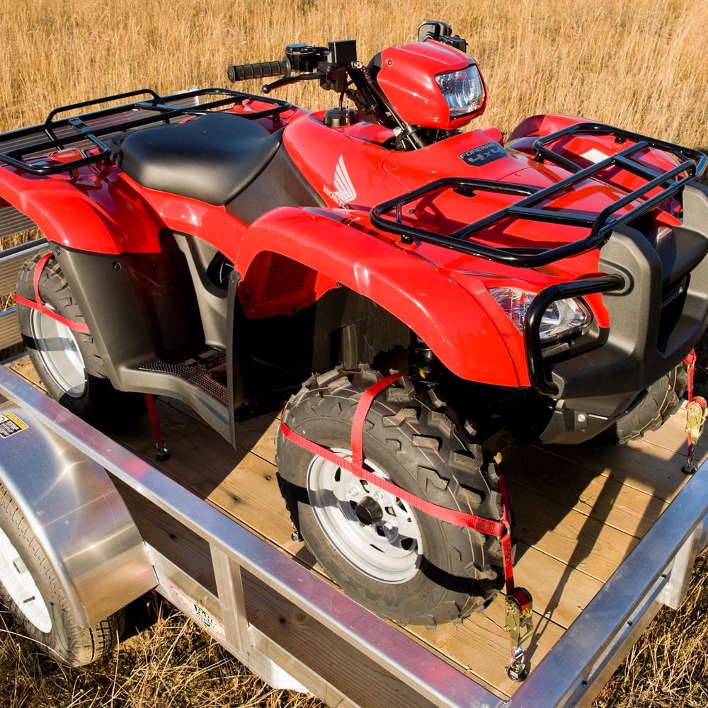 Mac's Tie Downs Adjustable ATV Wheel Net Pack with VersaTie Anchor