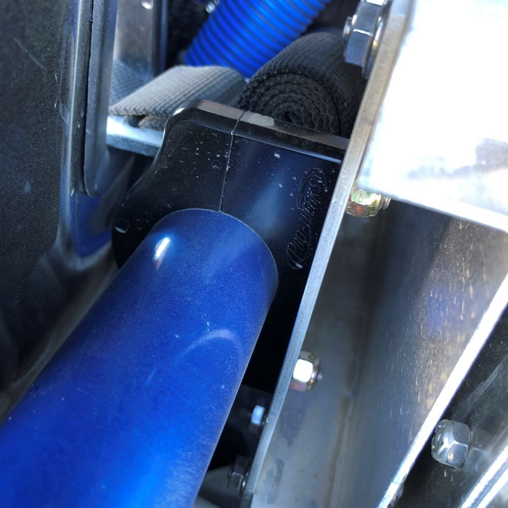 Mac's Tie Downs Chainsaw Scabbard Polished Bar Mounting Clamp Kit