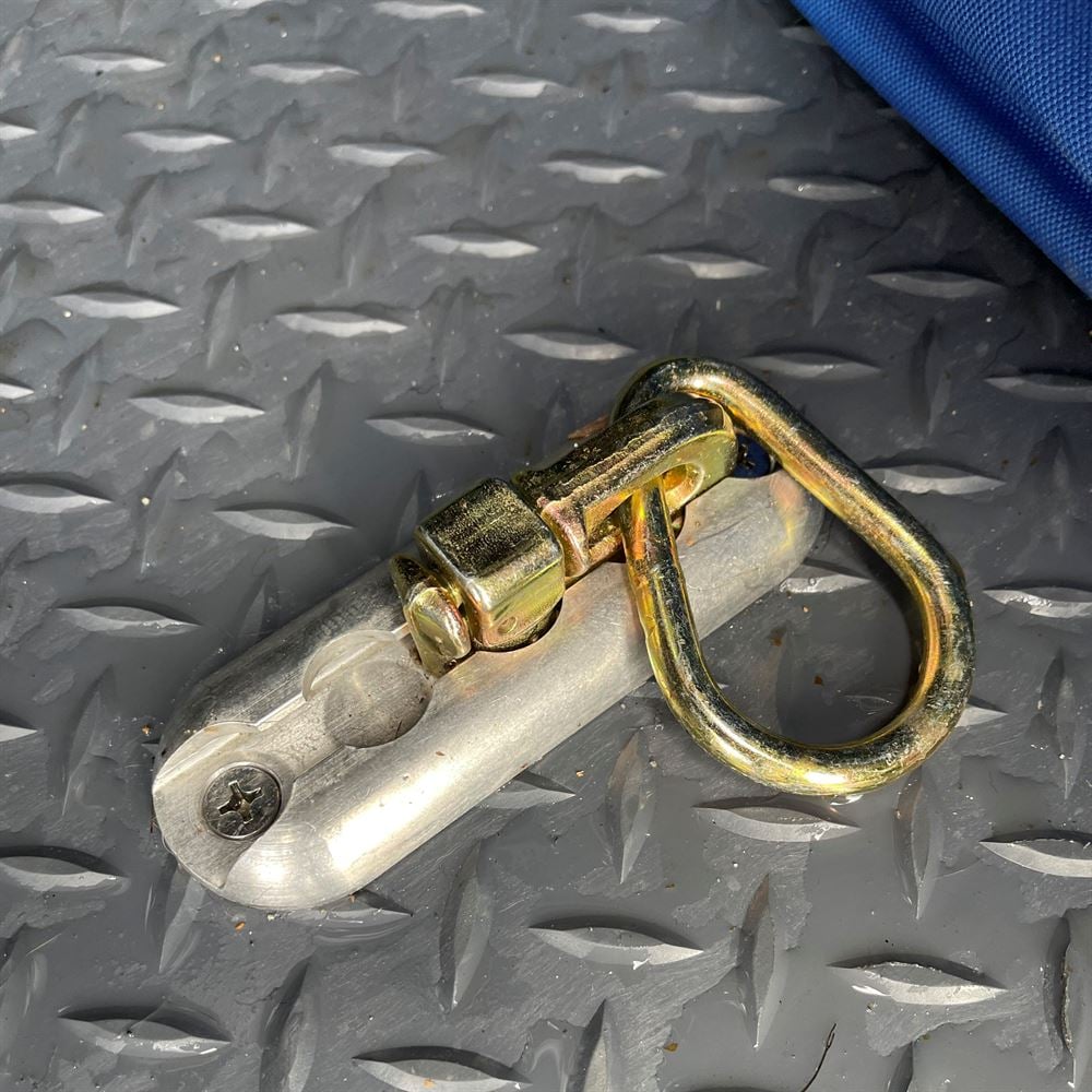 Mac's Tie Downs Double Stud Pear-Shaped Ring