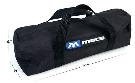 Mac's Tie Downs Motorcycle Cam Tie-Down Pack with Integrated Soft Loops S-Hooks