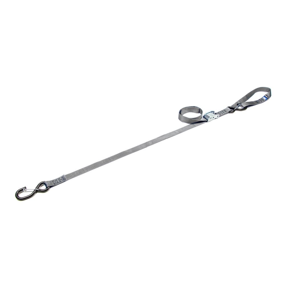 Mac's Tie Downs Motorcycle Cam Tie-Down Strap with Integrated Soft Loop S-Hook And Keeper