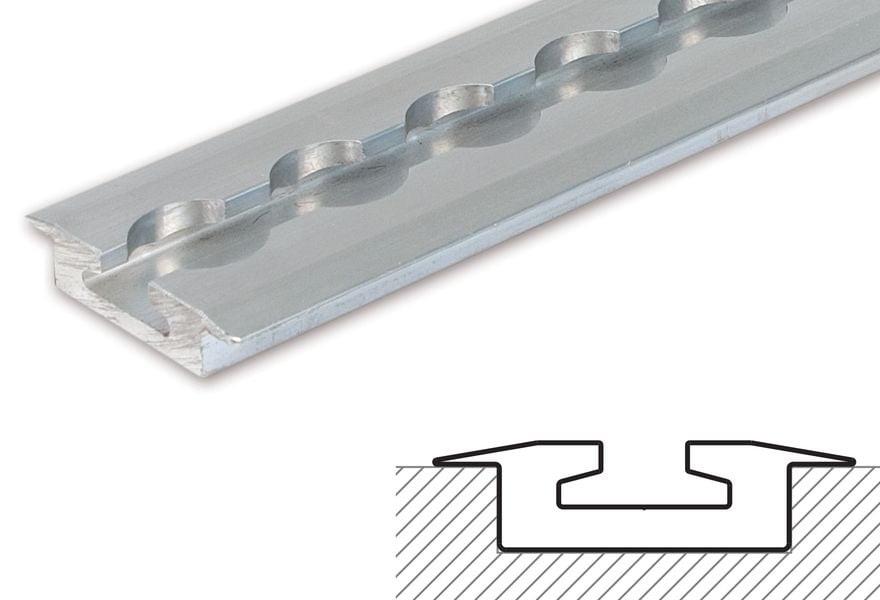 Mac's Tie Downs VersaTie Recess-Mounted Track Kit with Flanged Edge - Series 4