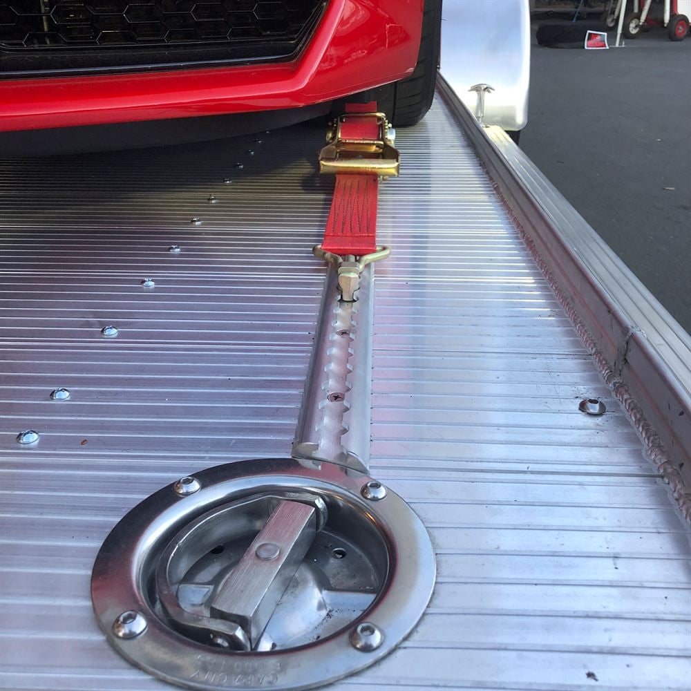 Mac's Tie Downs VersaTie Surface-Mounted Track Kit with Wide Contour Edge - Series 3