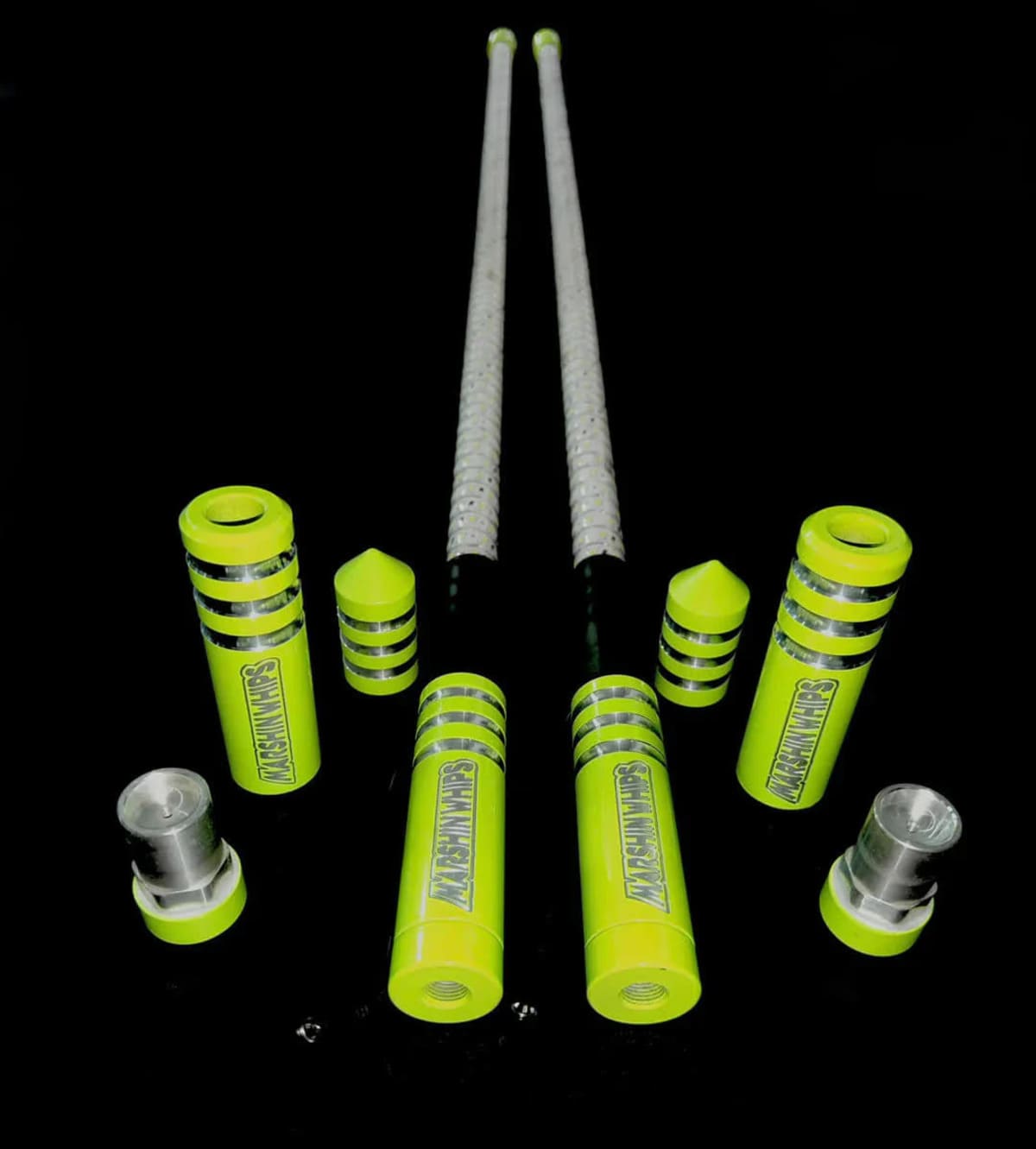 Marshin Whips Game Changer Set of 2 Savage Sage Green Whips