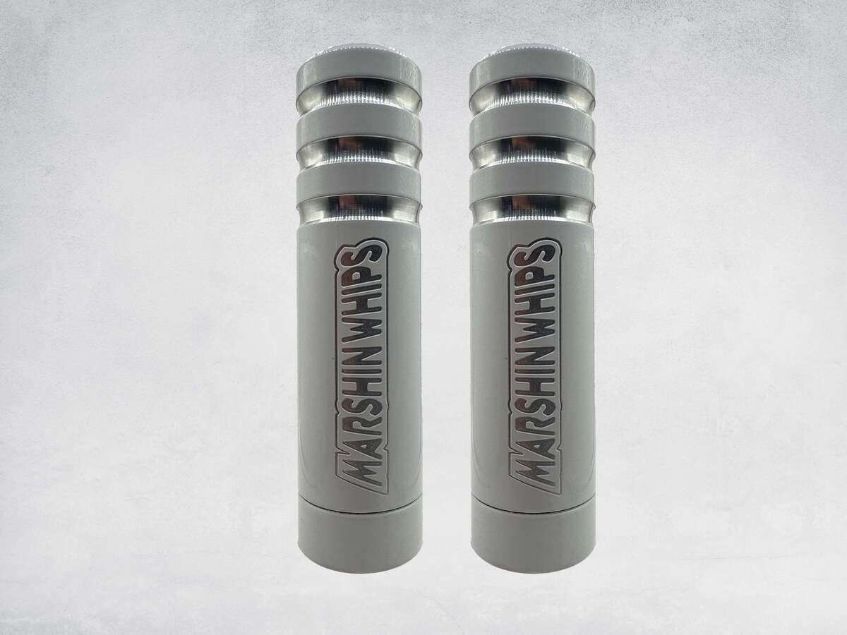 Marshin Whips Game Changer Set of 2 White Whips