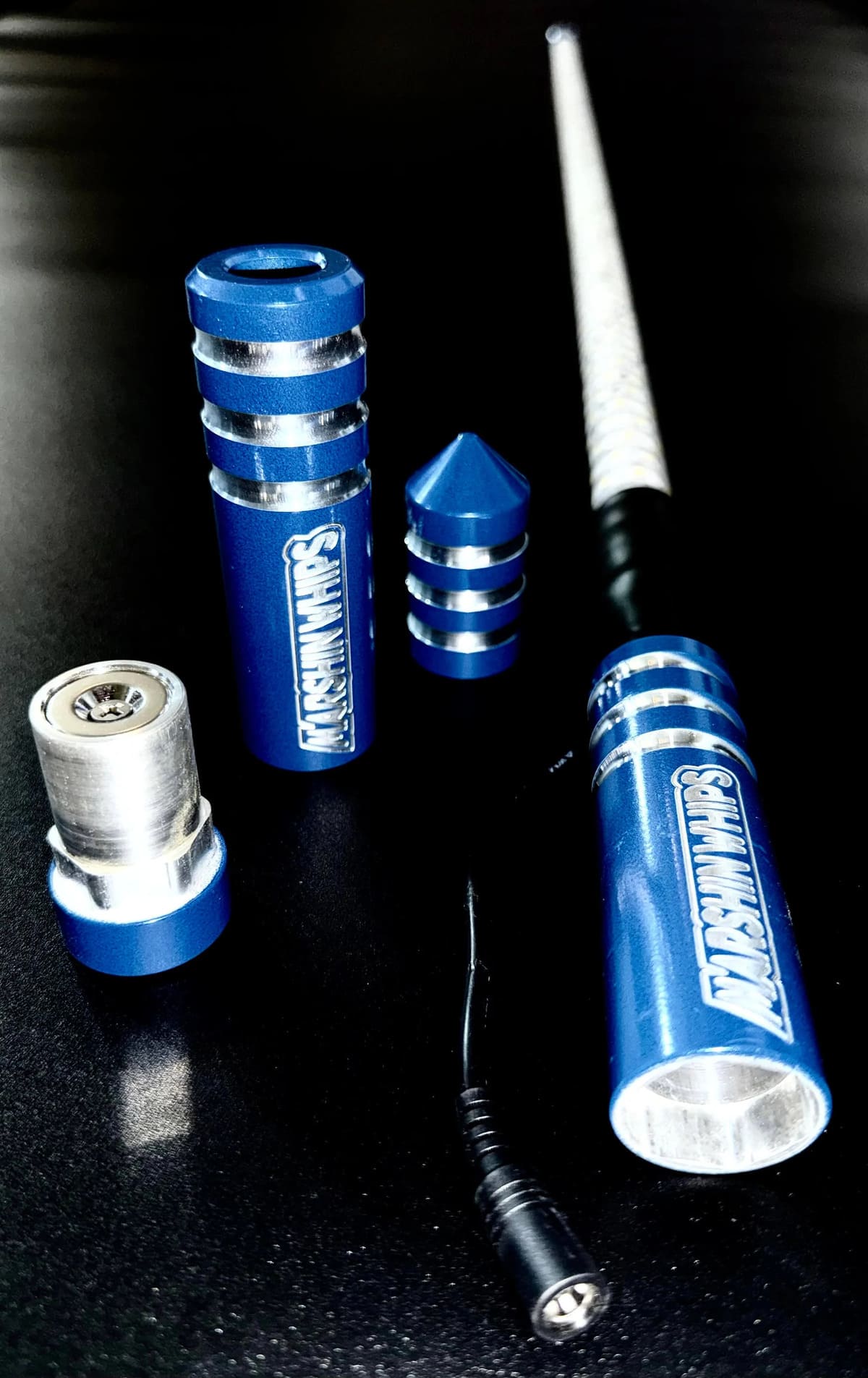 Marshin Whips Game Changer Single Blue Whip