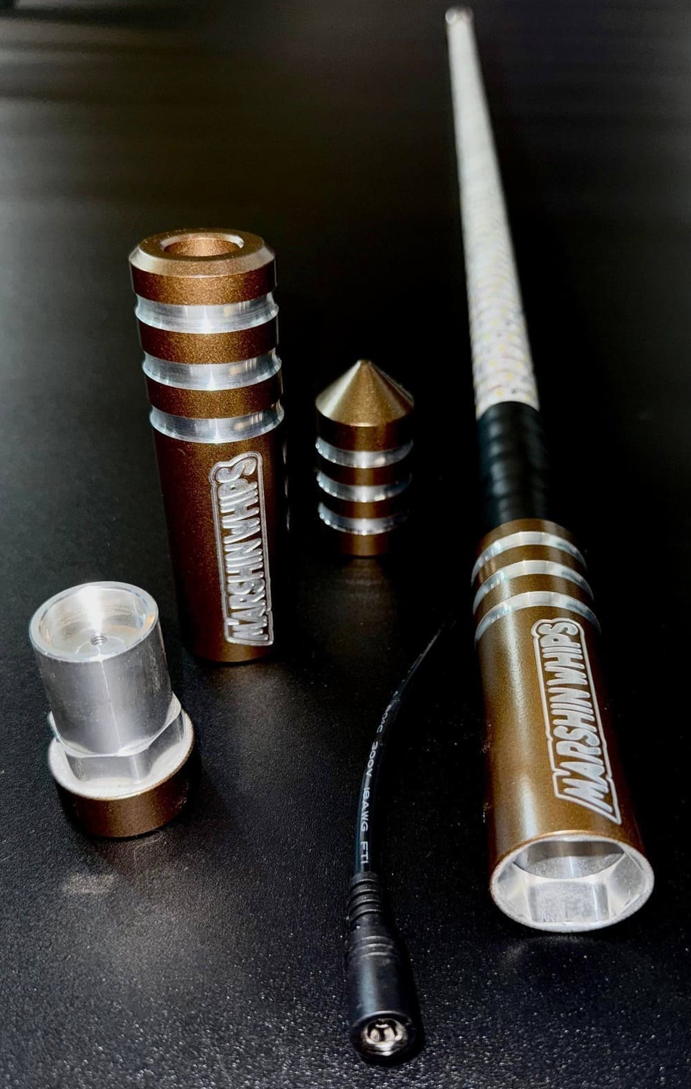 Marshin Whips Game Changer Single Bronze Whip