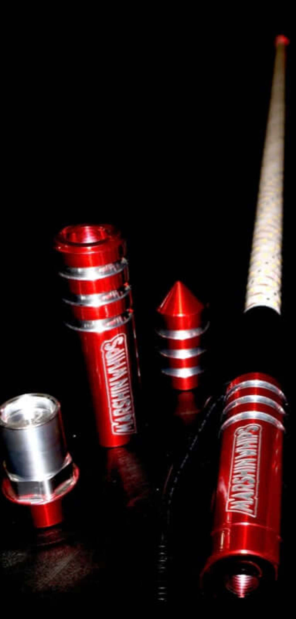 Marshin Whips Game Changer Single Lollypop Red Whip