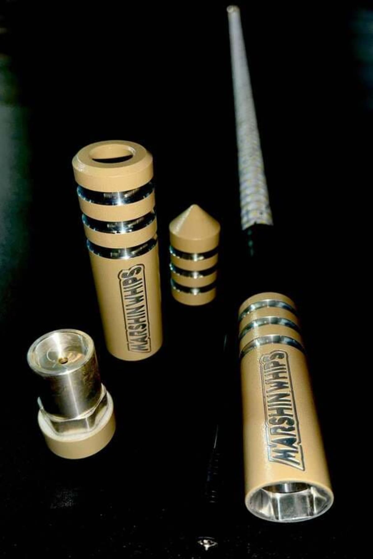 Marshin Whips Game Changer Single Tan Whip