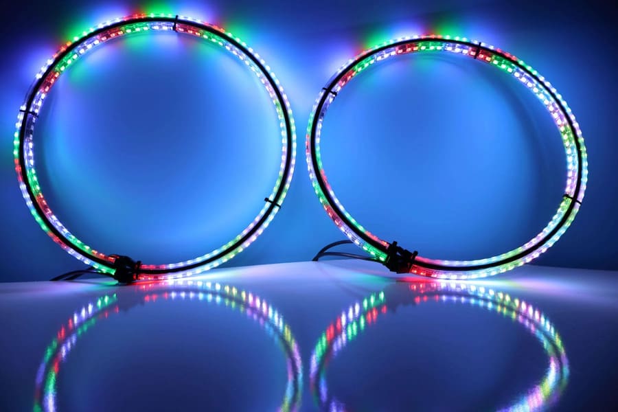 Marshin Whips RGB Apollo Wheel Lilghts w/ Harness