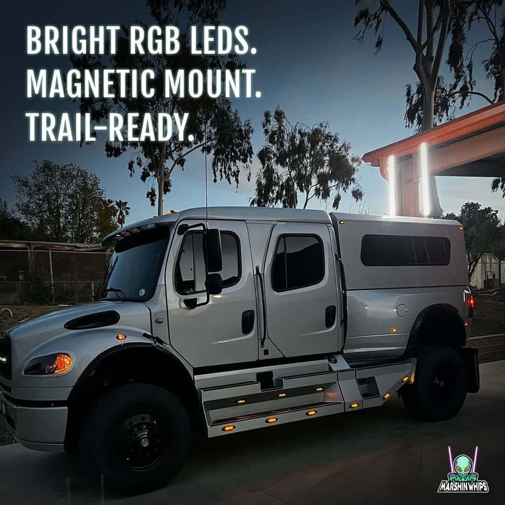 Marshin Whips RGB3 Big Moe’s Magnetic Mount Off-Road Light