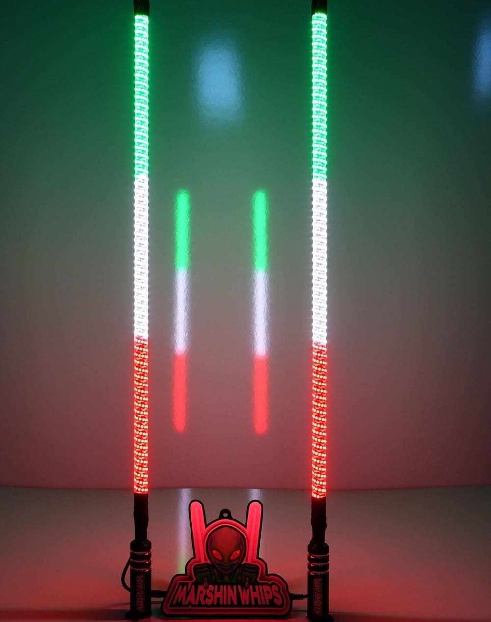 Marshin Whips V2 Black Out Set of 2 Whips