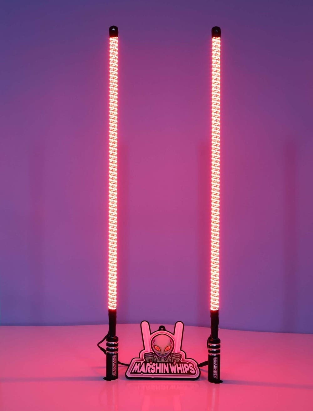 Marshin Whips V2 Black Out Set of 2 Whips