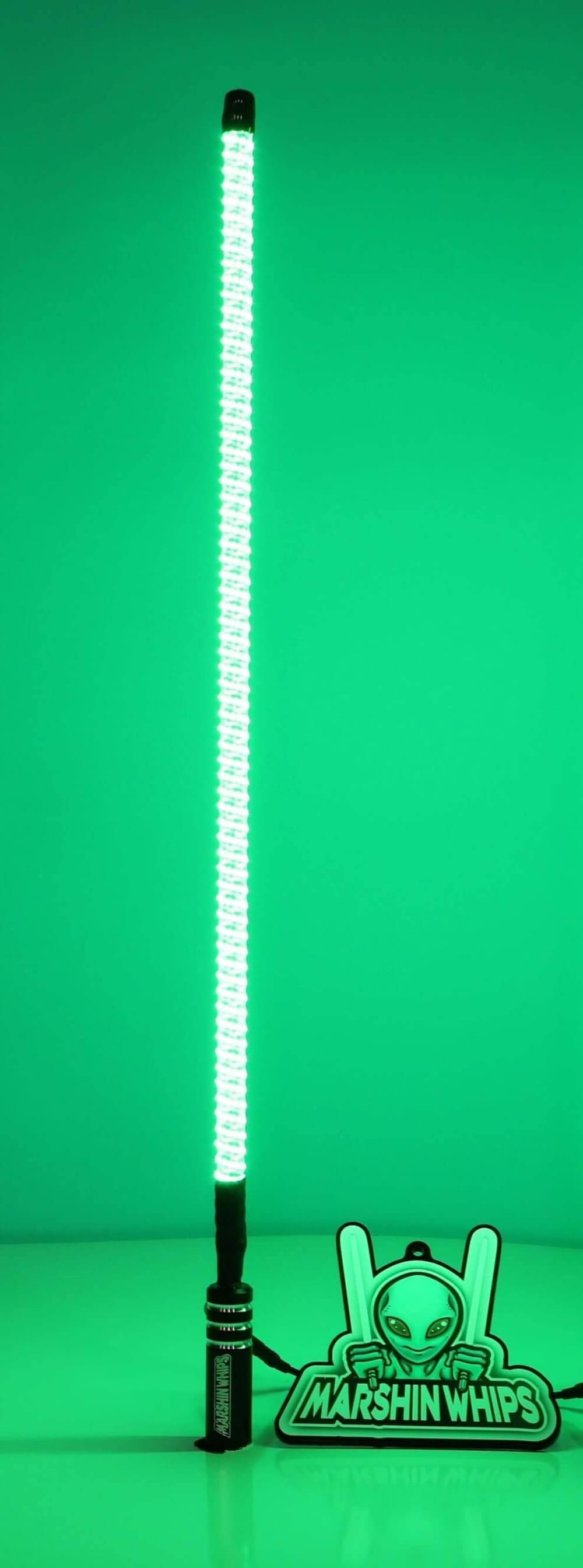 Marshin Whips V2 Black Out Single Whip