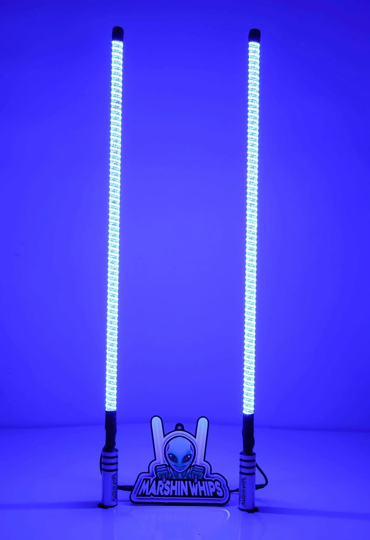 Marshin Whips V3 Chrome Black Set of 2 Whips