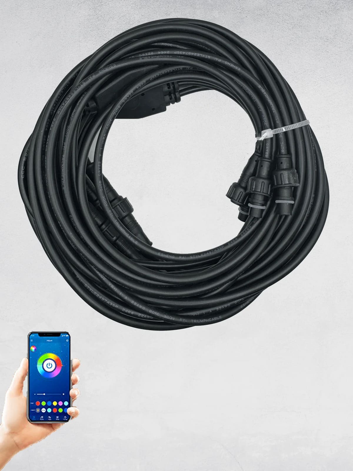 Marshin Whips X-1 Rosewell x8 Rocklights Kit