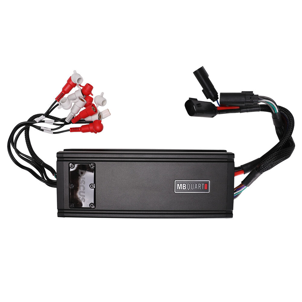 MB Quart Discus 500 Watt Waterproof 5 Channel Amplifier w/ Bass Remote