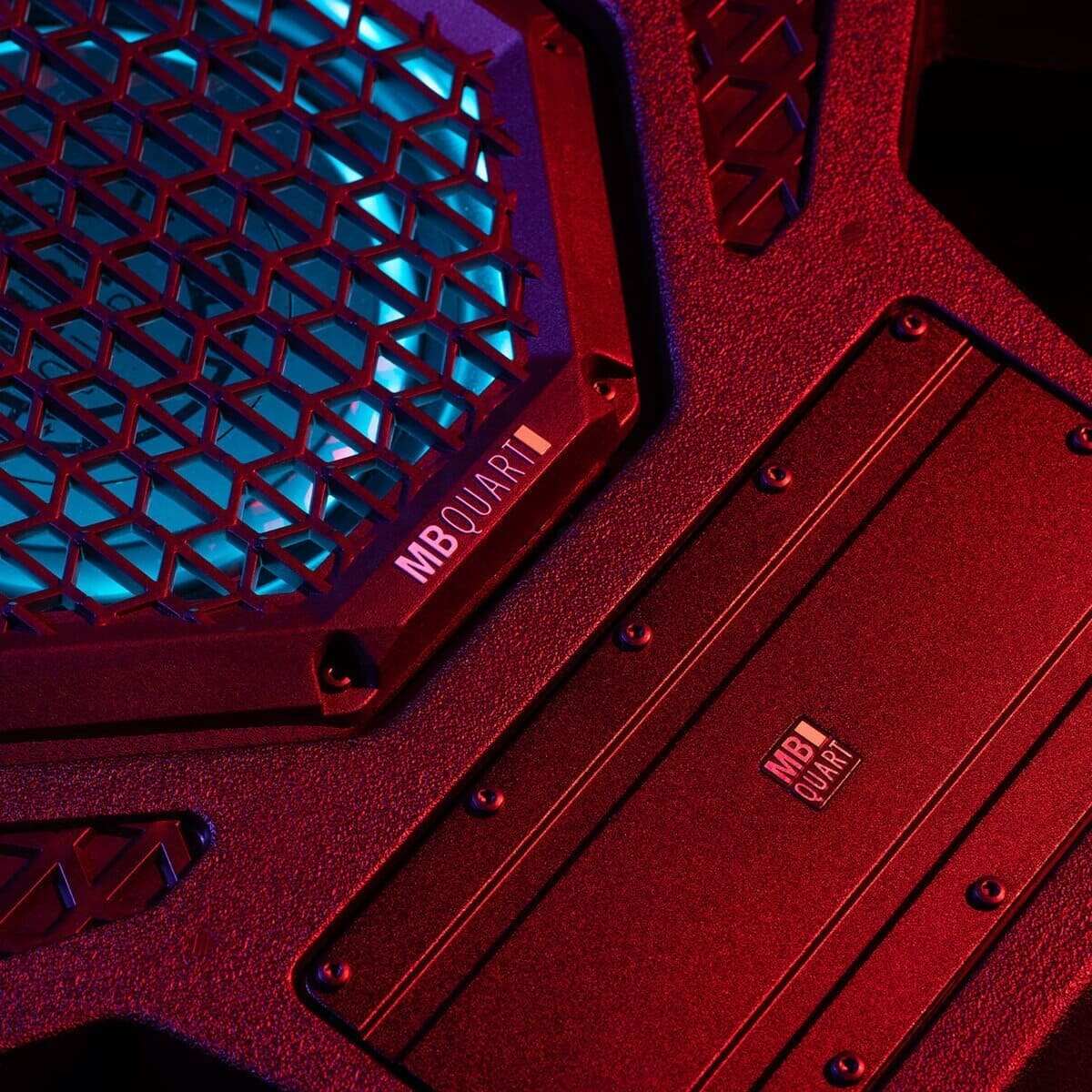 MB Quart Polaris Ranger MBQRG2-S7R 500 Watt 7 Speaker Audio Roof w/ 7 Inch LED Source Unit & 45 Inch Light Bar