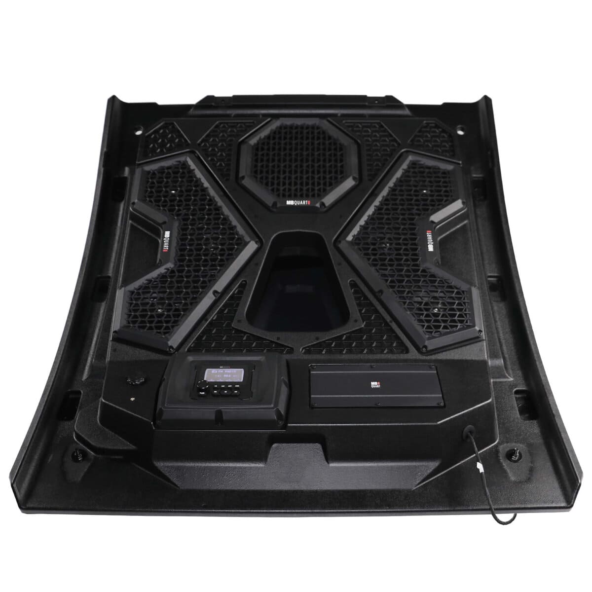 MB Quart Polaris RZR MBQRT2-S6R Trail Audio Roof 500 Watt 6 Speaker w/ 3.5" LCD Source Unit