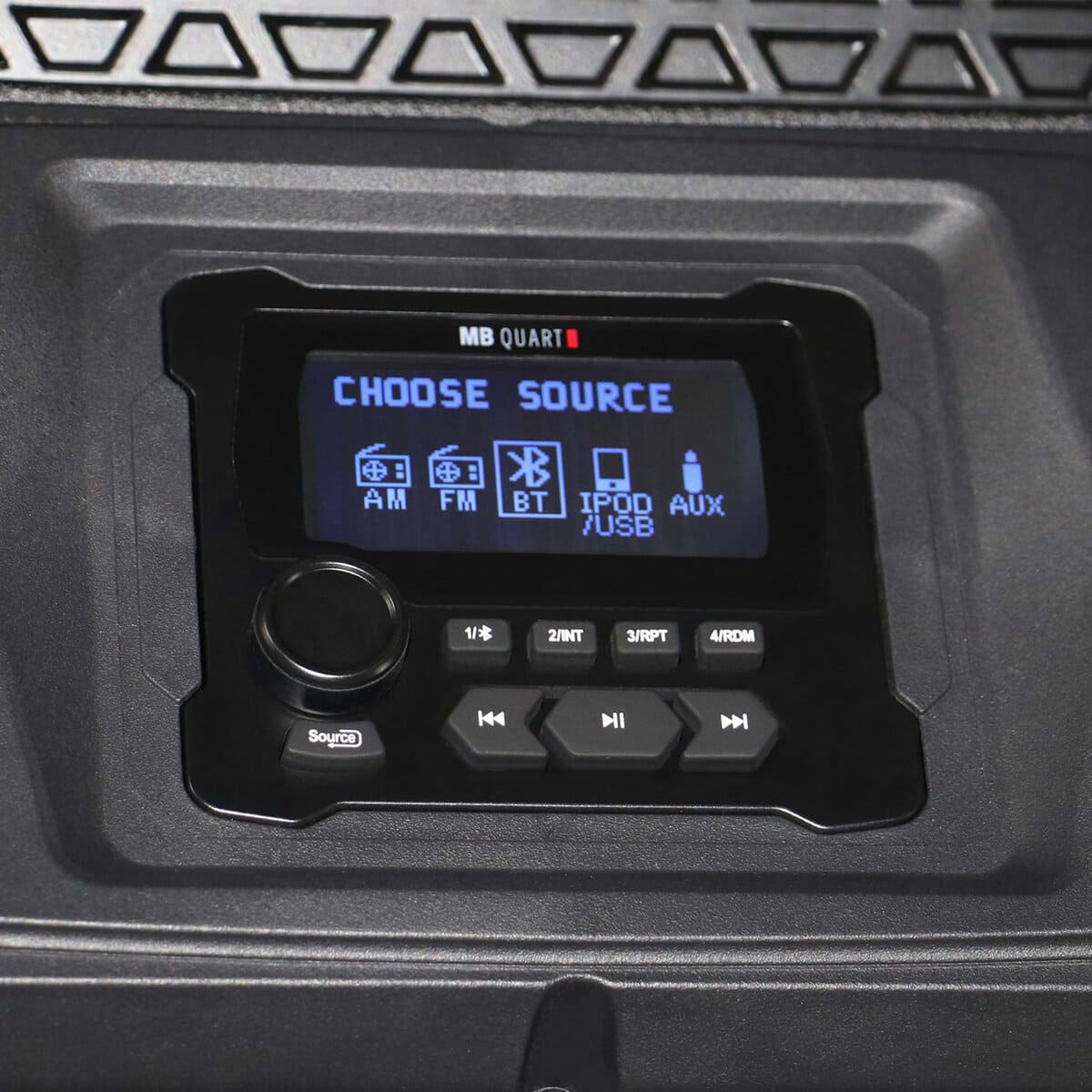 MB Quart Polaris RZR MBQRT2-S6R Trail Audio Roof 500 Watt 6 Speaker w/ 3.5" LCD Source Unit
