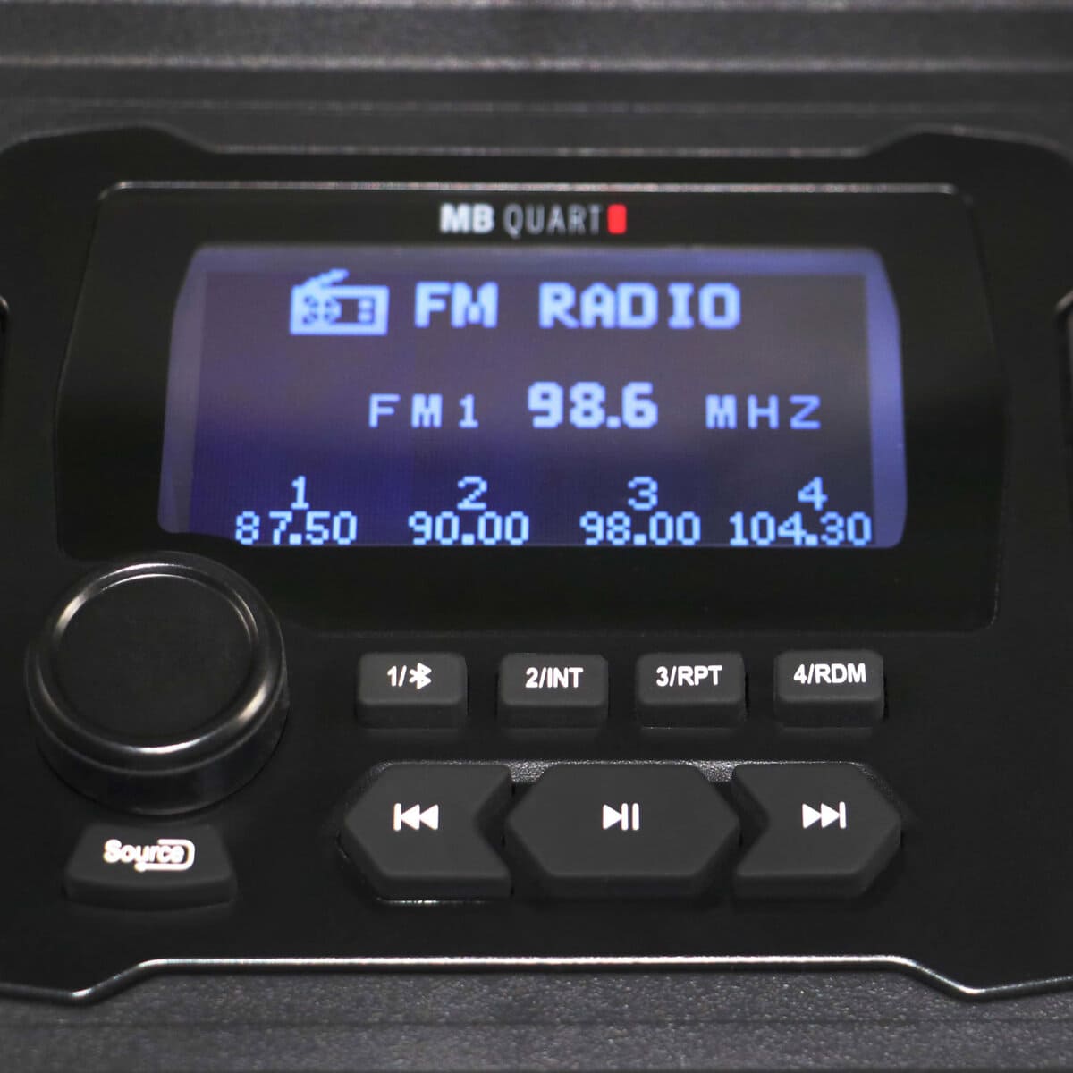 MB Quart Polaris RZR MBQRT2-S6R Trail Audio Roof 500 Watt 6 Speaker w/ 3.5" LCD Source Unit