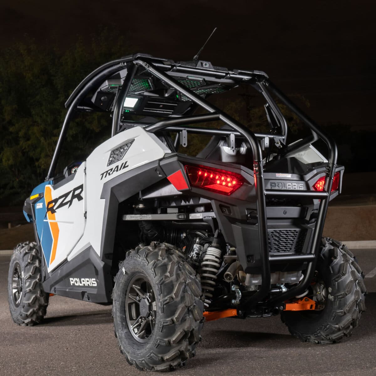 MB Quart Polaris RZR Trail MBQRT2-S7R 500 Watt 7 Speaker Audio Roof w/ 7 Inch LED Source Unit & 32 Inch Light Bar