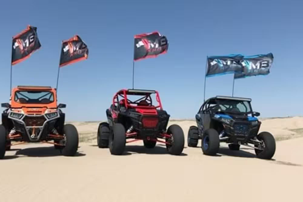 MB Whips 72" Day Whip with Quick Release and Base