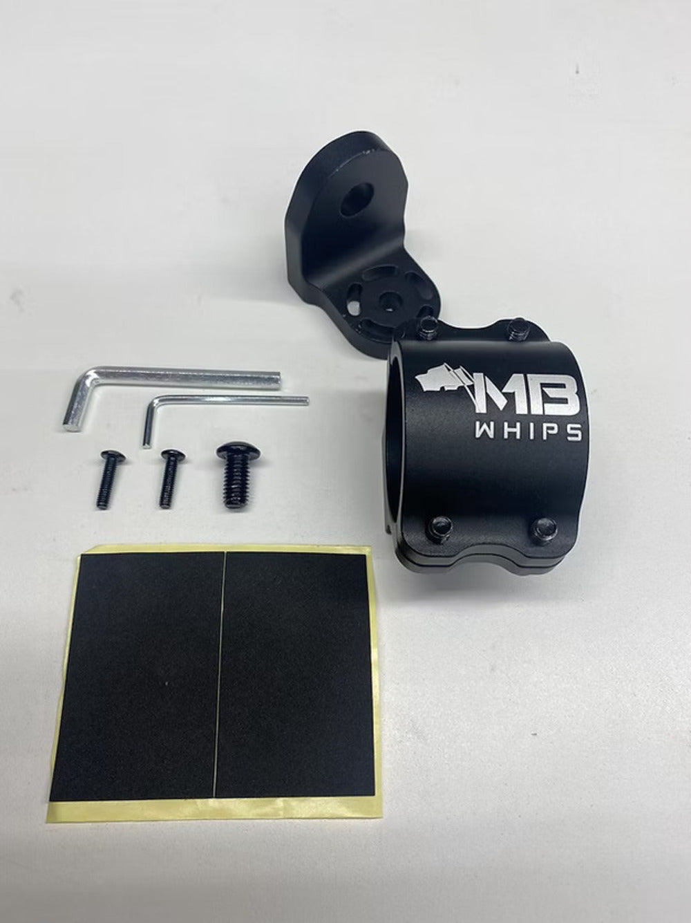 MB Whips Adjustable Whip Mount - 1.5” to 2”
