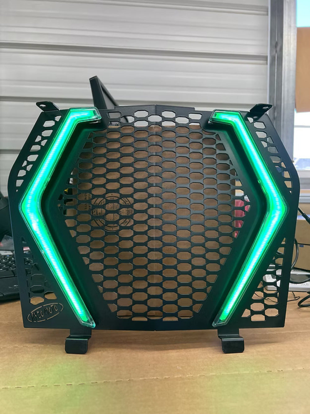 MB Whips Kawasaki Teryx KRX Fangs With Grille Mount