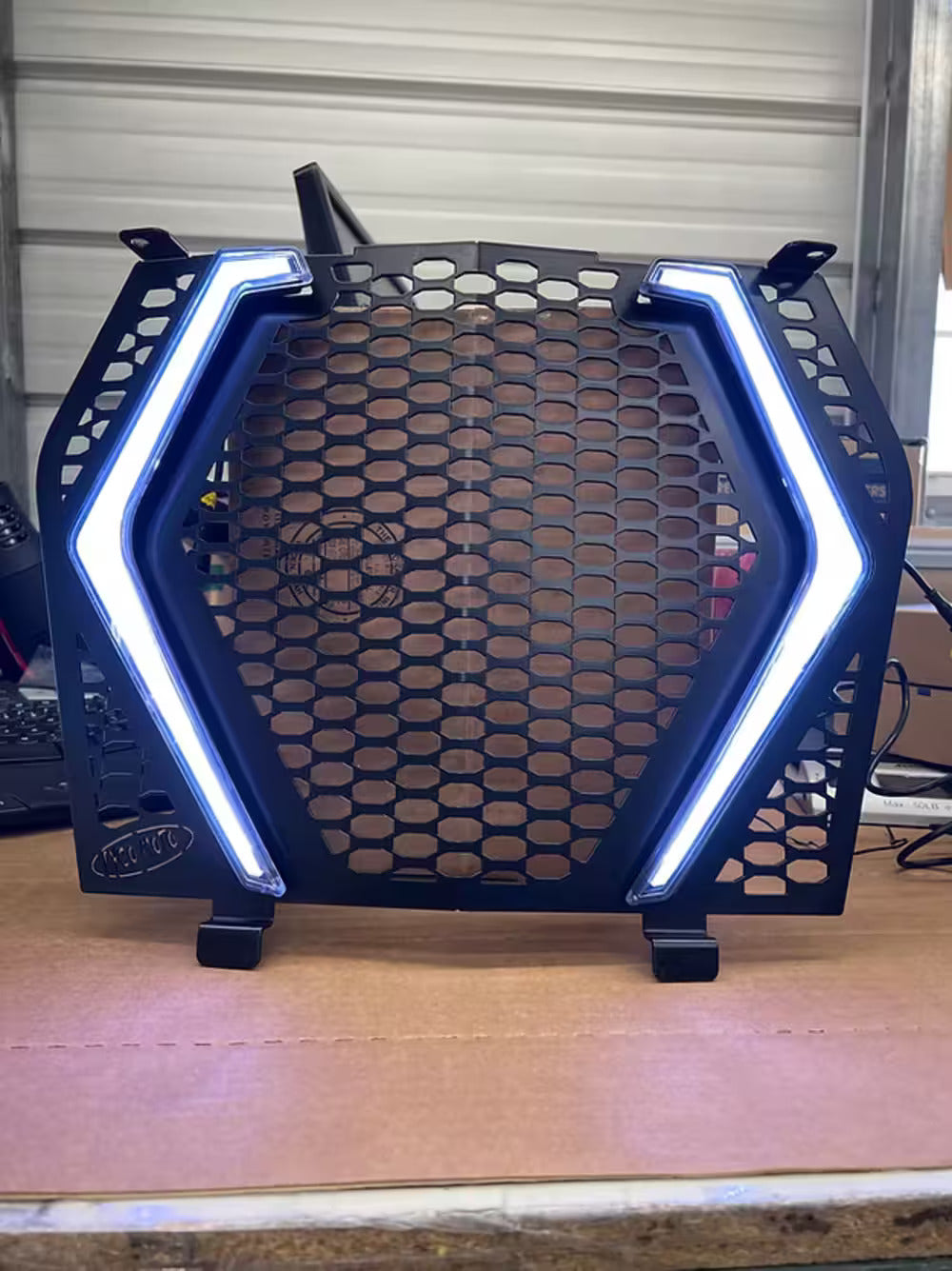 MB Whips Kawasaki Teryx KRX Fangs With Grille Mount