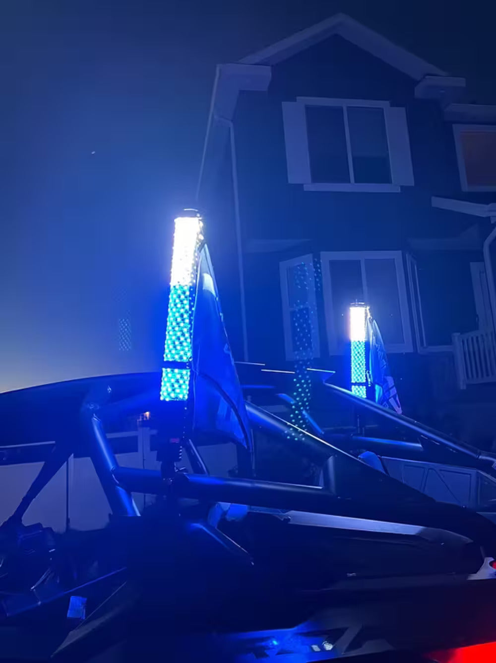 MB Whips Pro Series Multicolor Single Flash Whip