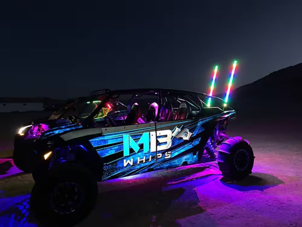 MB Whips Single Flash Whip w/QR & Bluetooth