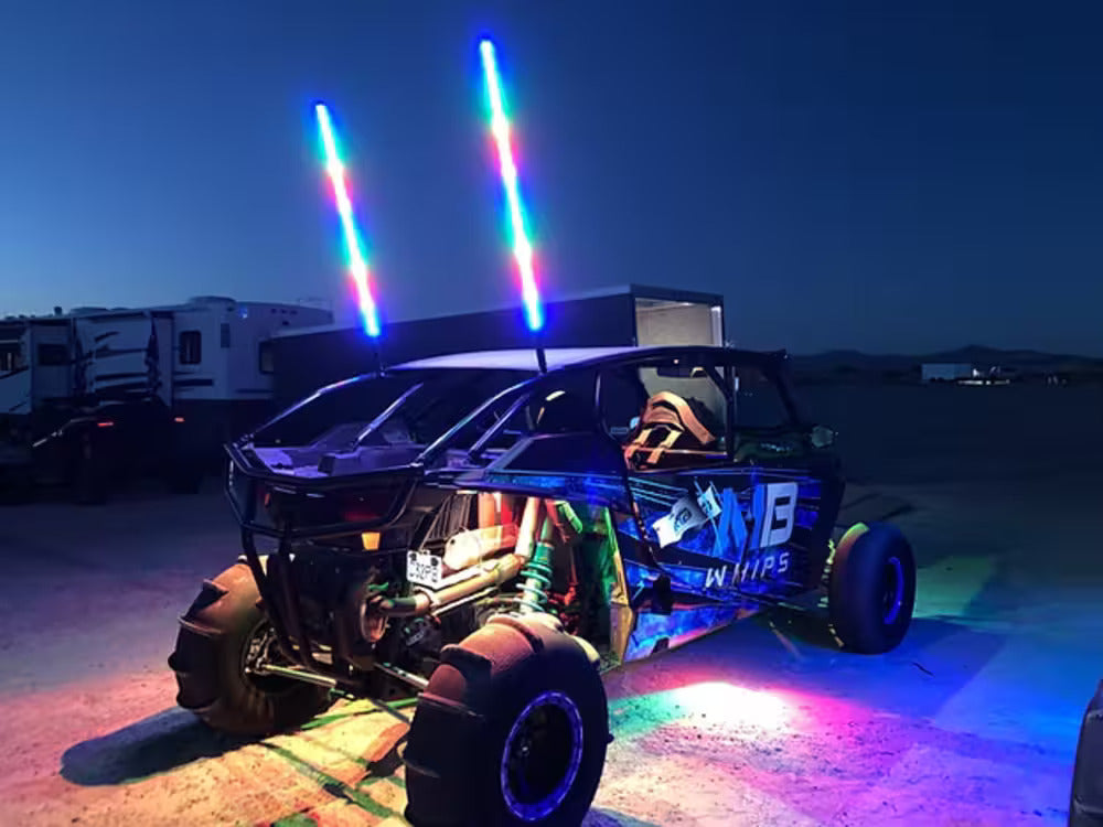 MB Whips Single Flash Whip w/QR & Bluetooth