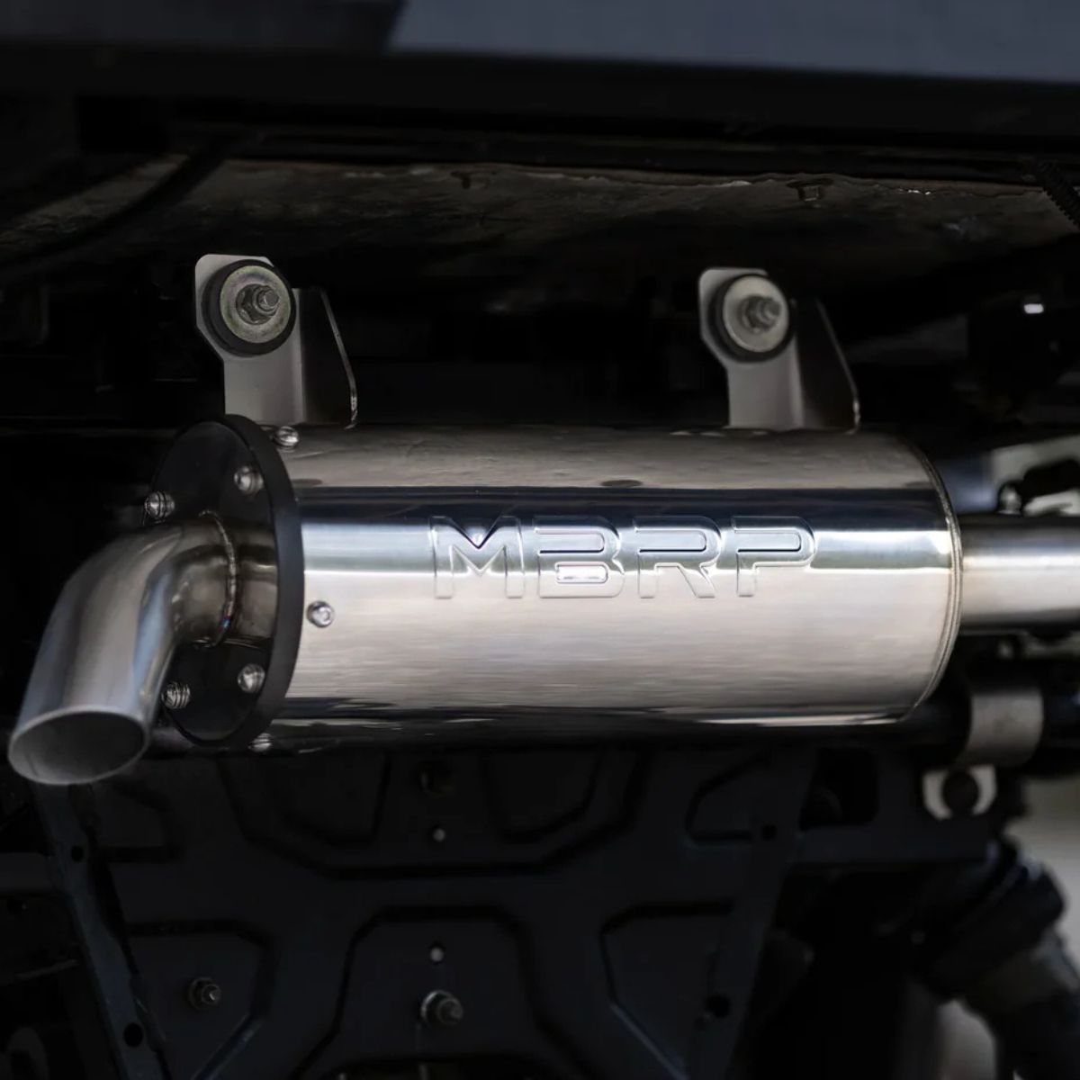 MBRP '15-'26 Polaris Ranger 570/Crew Moderate Performance Series Slip-On Exhaust