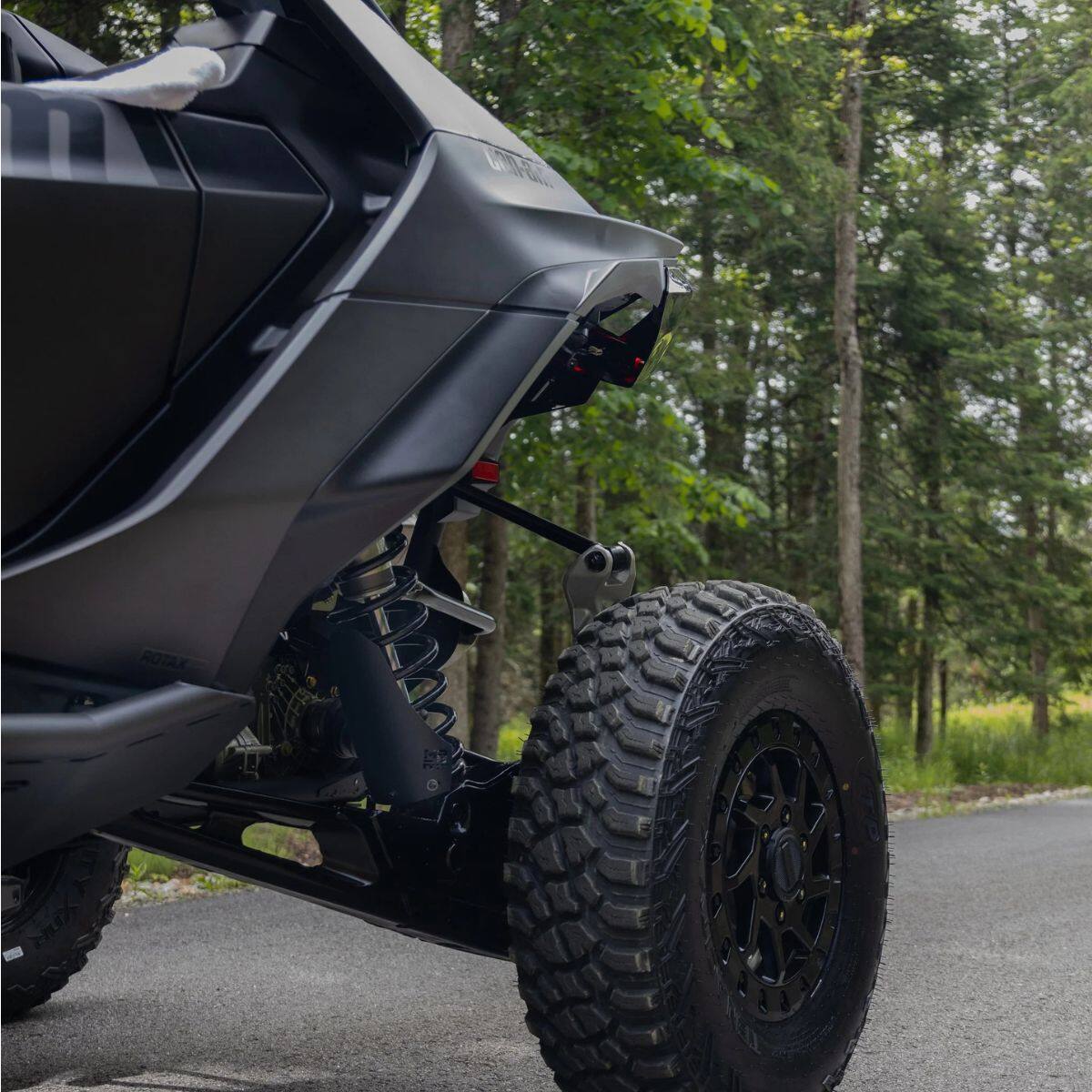 MBRP '19-'26 Can-Am Maverick X3/R Black Coated Aluminized Steel Shock Guards